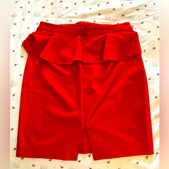 Express red peplum waist Skirt for a retro look - Picture 2 of 6